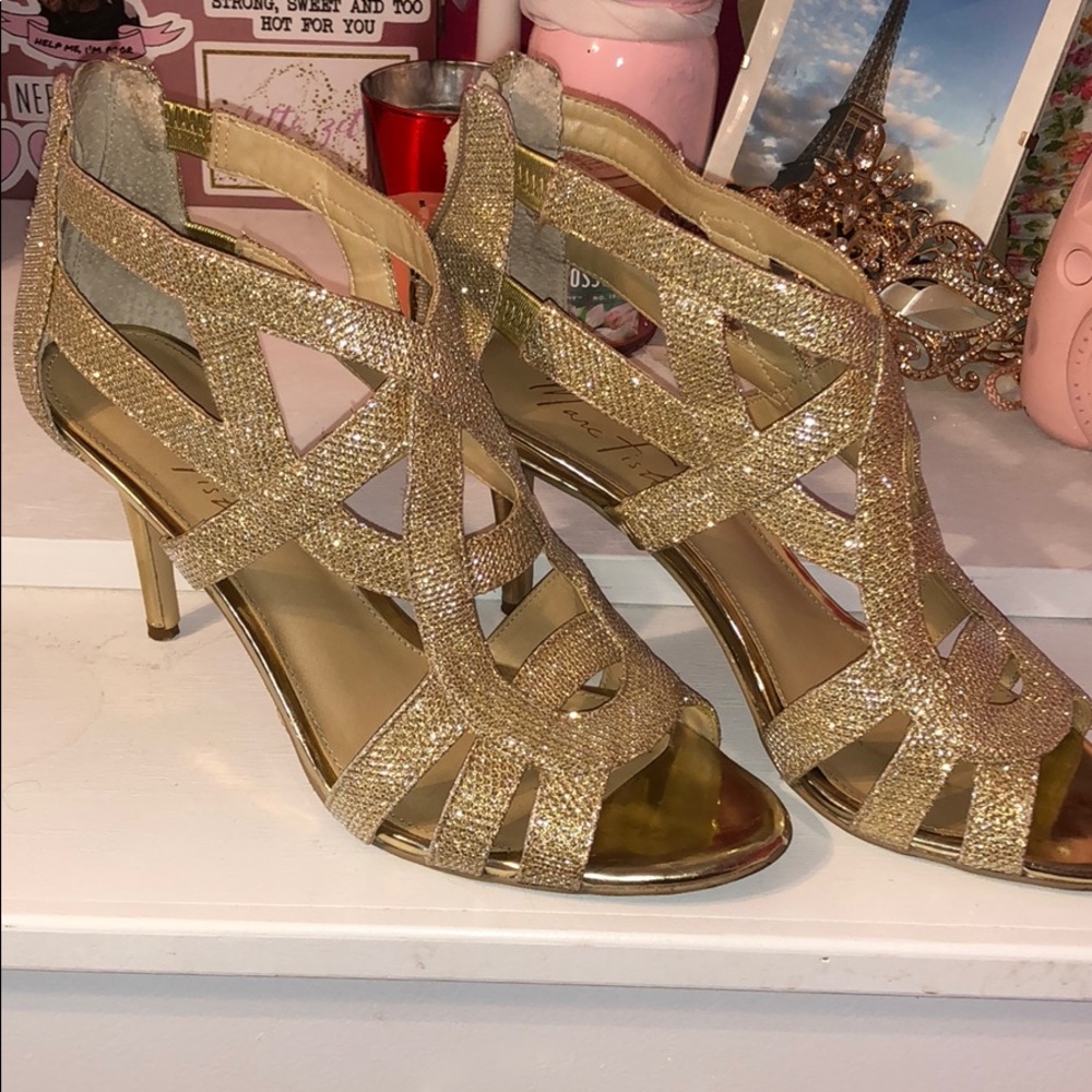 Gold heels
